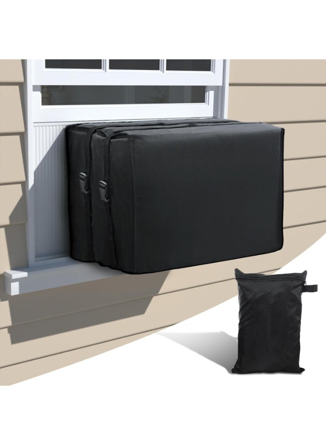 غطاء مكيف هواء فاخر مقاوم للماء والغبار، مناسب لجميع وحدات التكييف الخارجية بقدرة 1.5 حصان، تصميم عملي يناسب جميع الموديلات - Image 1